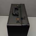 Yueieoun Barber Accessories Case, Profesional Barbers Briefcase Tool Case, Barber Cases for Clippers and Supplies, Hair Scissors Clippers Trimmer Organizer, Barbers Suitcase with Code Lock Black