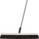 Horse Hair Broom for Hardwood Floors 18" Soft Bristle Narrow Thin Swivel Upright Dust Broom for Dog Hair, Kitchen & Home Use 54" Long Handle