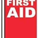 4LessCo FIRST AID Windless Swooper Flag Feather Banner Sign 2.5x11.5 Feet Tall (Flag Only, Hardware NOT Included) rb