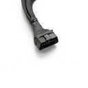 bbfly-B6 OBD2 Splitter 16 Pin OBD II Splitter Extension 1x Male and 2X Female Extension Cable Adapter (1FT/30CM) (1Pack)