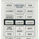 Replacement for Fujitsu Air Conditioner Remote Control AR-REF1U AR-RED1U AR-REG1U AR-REY1U AR-REM1U AR-REF1E AR-REF2E AR-REA1E AR-REW1E AR-REF3E AR-REW3E AR-REA2E AR-REB1E AR-REW4E AR-REM4E AR-REB1E