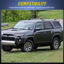 Nilight Ditch Light Brackets Hood Hinges Mount Bracket Kit for Auxiliary Offroad LED Pods Work Lighting Compatible with Toyota 4Runner 2009-2023 Tundra 2007-2021