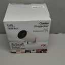 Portable Mini Game Video Projector, 30,000+ Preloaded Games, Android TV 11.0 Smart Projector, 360 ANSI, WiFi & Bluetooth, 1080P HD, Ideal for Home Theater, Gaming, Camping & Outdoor Movie.