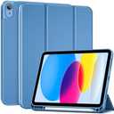 Amazon.com: ProCase for iPad (A16) 11th Generation 11 Inch 2025/ iPad 10th Generation 10.9 Inch 2022 Case with Pencil Holder, Hybrid Cover with Soft TPU Back, Supports Touch ID, Auto Wake/Sleep -Blue : Electronics