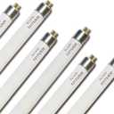 6pack F21T5/830 21Watt 34 inch Fluorescent Light Bulb, T5 3000K Soft White Linear Tube, F21T5/21W/830 Warm White Replacement for Under Counter Fixture