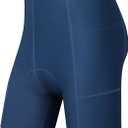 Kids Padded Bike Shorts Boys Girls Biking Shorts with Pockets 3D Padding Cycling Shorts for Boys (9-10, Blue)