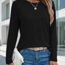 Women's Cotton T-Shirts Short Sleeve Crewneck Basic Solid Color Tee Loose Fit Shirts Breathable Comfy Summer Tops 2026 (M)