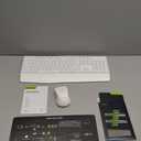 seenda Wireless Bluetooth Keyboard and Mouse Combo, COE200 Ergonomic Wireless Keyboard Mouse with Wrist Rest, Multi-Device Connection, Full-Size, Compatible for Computer/Laptop/Mac/MacBook, White