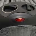 Amazon Basics Ceramic Space Heater, Portable Indoor Heating Solution, With Overheat and Tip-Over Protection, Thermostat, Non-Oscillating, 1500W, 7.52"D x 6.34"W x 9.45"H, Black