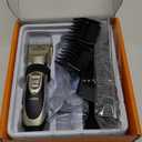 oneisall Dog Clipper Low Noise, Dog Grooming Kit with Rechargeable, Pet Shaver Cordless Electric Quiet Hair Clipper Set for Dogs Cats PetsGold