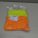 Women's Neon Scrunch Crew Socks 80s 90s Retro 3-Pack Cotton Stacked Boot Calf Cozy Ribbed Slouchy Socks Size 5-10 (M)