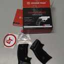 Crimson Trace DS-124 Defender Series Accu-Grips Red Laser Sight with N-Gage Activation for Smith & Wesson J-Frame and Taurus Small Frame Revolvers, Defensive Shooting and CCW