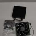 Cooler Master Hyper 212 Black CPU Air Cooler, SickleFlow 120 Edge PWM Fan, Aluminum Top Cover, 4 Copper Heat Pipes, 152mm Tall, AMD Ryzen AM5/AM4, Intel LGA 1851/1700/1200 Brackets