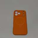 Miracase Magnetic for iPhone 17 Pro Max Case, Compatible with MagSafe, Integrated Silicone Camera Control Cover, 3.0mm Thicken Shockproof Drop Protection Phone Case for 17 ProMax, Orange