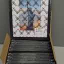 SESEAT 8x10 Picture Frame Set of 10, Display Pictures 5x7 with Mat or 8x10 Prints without Mat, Wall Mounting or Tabletop, Black