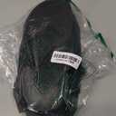 Black Waterproof Rain Boot Shoe Cover with Reflector (1 Pair) (Large)