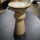 Ceramic BRN/BLK Pillar Holder SM