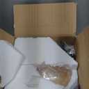 11" Industrial Vintage Colorful Glass Pendant Lighting 1-Light Farmhouse Loft Bar Ceiling Hanging Lamp Kitchen Island Dining Room Bedroom Chandelier (Amber)