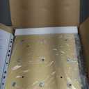 Bestier Gold Modern Crystal Square Raindrop Chandelier Lighting Flush Mount LED Ceiling Light Fixture Pendant Lamp for Dining Room Bathroom Bedroom Livingroom 4 GU10 Bulbs Required 12" Wide 20" High