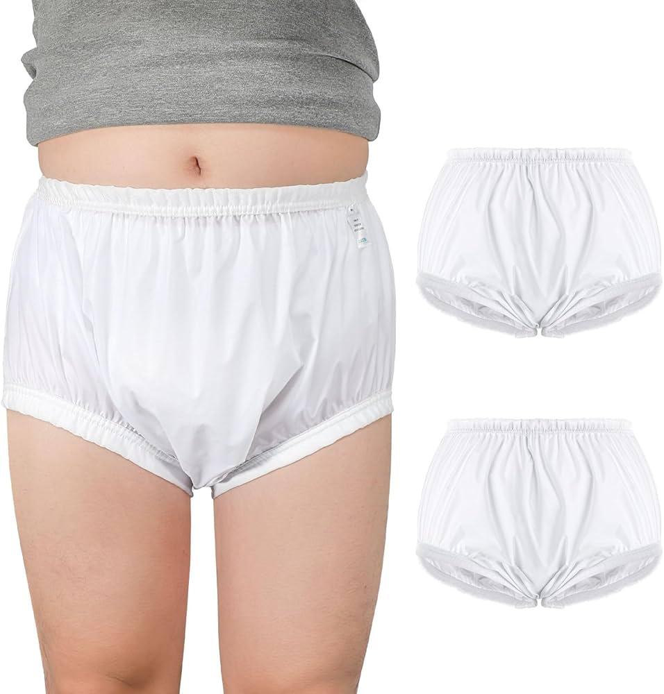 Carer PullOn Waterproof Underwear Unisex Washable Diaper Cover for Incontinence Waterproof,Durable Leakproof Underwear for Incontinence to Use with Diapers & Briefs for Added Leakage Protection,M