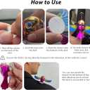 Flying Bird Decoration with Wings Flapped in The Wind, Pasted onto Car Motorcycle Bicycle Helmet Hat Clothing, Car Decals Clothing Hat Accessories Rear View Mirror Decorations, 1 PCS