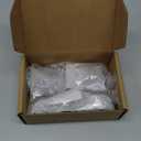 homdiy 4 Pack Kitchen Cabinet Knobs Black Drawer Dresser Knobs Matte Black Zinc for Desk Drawers Cupboard Hardware