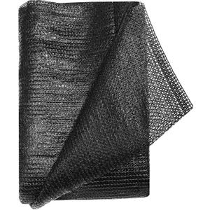e.share Shade Cloth, 40%-50% Sunblock UV Protection, 10 FT X 10 FT can Custom Size Sun Mesh Net for Garden Plant Cover, Flowers and Greenhouse, Black