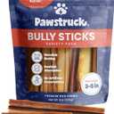 Pawstruck Natural 35" Bully Sticks for Small Dogs and Puppies Single Ingredient, Low-Odor, Rawhide-Free Chew Treat 100% Real Beef, No Artificial Preservatives 8 oz Bag Packaging May Vary | Single Ingredient, High Protein, Rawhide Free Dog Chew for Tiny Dogs, X-Small to Small Dogs, Low Odor, Supports Dental Health (EXP 08/05/28)