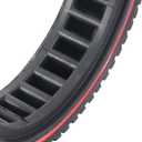 2-Pack Red 8.5x2 Solid Tire,8.5 inch Scooter Tire,Front or Rear Replacement Solid Tires for m365 pro/gotrax gxl V2/gotrax XR, 50/75-6.1 Scooter Wheels 8 1/2''