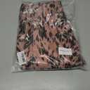 Women's Summer Leopard Print Casual Dress - Shirt Collar V-Neck Short Sleeve Flowy A-Line Dress (S)