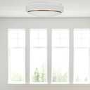 DOITOOL Ceiling Light Fixture - Ceiling Light Shade Cover 8 Inch Replacement Mushroom Glass Shade
