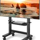 Mobile TV Cart Rolling TV Stand with Wheels for 55-120" TVs up to 250 lbs
Max VESA800x600 mm Heavy Duty Portable Floor TV Stand Large Base Trolley Height Adjustable