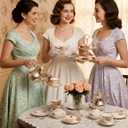 Bbonlinedress Women's Retro Vintage Cocktail Party Wedding Prom 1950s Summer Formal Swing Pin Up Dress Off White M