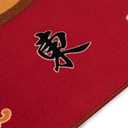 Yellow Mountain Imports Multi-Purpose Table Cover for Mahjong, Poker, Card Games, Board Games, Tile Games, and Dominoes - Vibrant Red, 31.1 Inches, Large