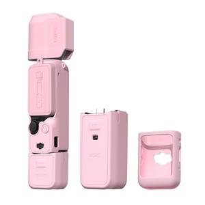 Pocket 3 Silicone Cover, Protective Case Lens Protector Scratch-Resistant Sleeve Skin Compatible with DJI OSMO Pocket 3 Creator Combo Accessories(Pink)