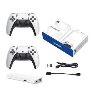 Wireless Retro Game Stick with 20000+ Classic Games, 23 Emulators, 4K HDMI Output, Dual 2.4G Controllers, 64GB/128GB Storage, Plug and Play Retro Gaming Console for TV (128)