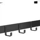 Amazon.com: Yinsiskyer Adjustable Over The Door Hooks, Premium Metal Hooks for Hanging, Heavy Duty Door/Wall Coat Hangers and Towel Door Hangers for Bathrooms, Cubicle Hook with 6 Hooks(2 Pack, Black) : Industrial & Scientific