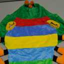 Yoption Green Caterpillar Insect Dog Costumes, Pet Halloween Cosplay Hoodie Funny Outfits Apparel for Puppy Dogs Kitten (M) (12.2'' in Neck Girth, 14.1'' in Chest)