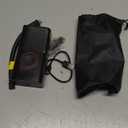 Powools Tire Inflator Portable Air Compressor, 150 PSI Cordless Bike Pump, Air Pump for Auto, Motorcycle, Bicycle, Balls with Pressure Gauge, LED Light & Car Accessories, Black, Standard Capacity