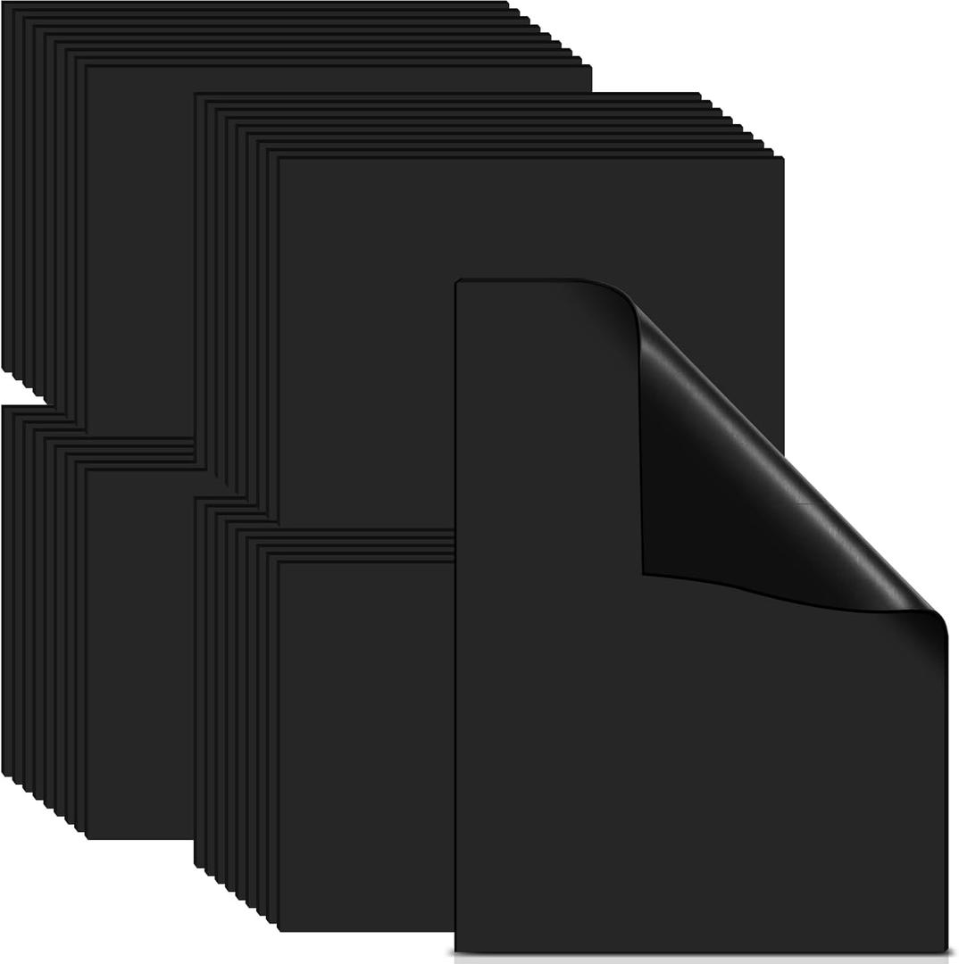 36 Pack Non Adhesive Magnetic Sheet 8.5 x 11 Inch Flexible Magnetic Tape Sheets for Crafts for Arts and Crafts Scrapbooking DIY Photograph, Easy to Organize and Cut
