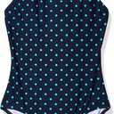 Kanu Surf Girls' Layla Beach Sport Banded 1 Piece Swimsuit (6)