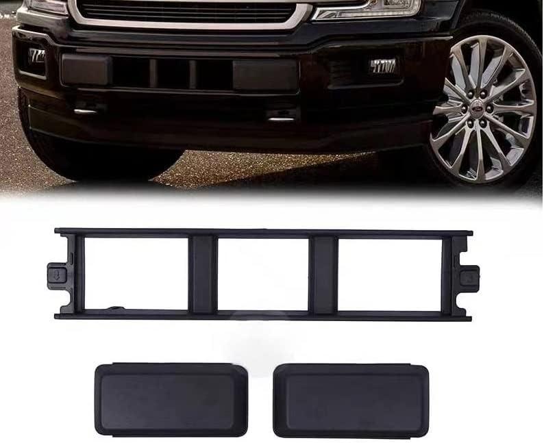 Front Bumper Cover Lower Grille Trim Panel Plastic Fit For 2018-2020 Ford F150 Black