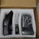 LABLT Stainless Steel Hood Latches Hood Lock Catch Latches Replacement for Wrangler JK JKU JL JLU JT 2007-2023 Black