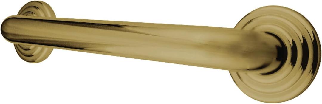 Kingston Brass DR314242 Designer Trimscape Restoration Decor 24-Inch Grab Bar with 1.25-Inch Outer Diameter, Polished Brass