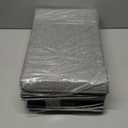 punemi Under Bed Storage Containers, 3 Pcs Large Blanket Clothes Storage Bag, Long Flat Firm Sides Underbed Organization And Storage w/ 3 Handles & Lid For Comforter Toy Closet, 31.1*15.7*6 inch Tall (Grey-3 Pack)