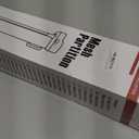 24 Inches Tall Retractable Baby Gates for Doorways, Short Dog Gates to Step Over, Extends up to 55" Wide, Reinforced Mesh Baby Gate for Kids or Pets, Doggie Gates Puppy Gates for The House (Black)