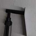 Under Cabinet Wall Mount Paper Towel Holder, Self-Adhesive Bar, Stainless Steel 13 inch (Black)