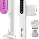 Travel Steamer for Clothes,15s Fast Heat-up Portable Iron,35mins Runtime & 180ml Large Tank,25g/min Steam,Ceramic Panel,1.8m power cord,Wrinkle Remover for Travel, Home, Office(White)