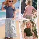 3 Pack Toddler Short Sleeve Tops | Crew Neck, Slim Fit, Summer Tees, Basic, Cute, Casual Tops, for Kids 18M-5T (Blue)
