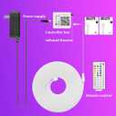 RIYO Neon Rope Lights, 32.8Ft RGB LED Strip Lights - App & Remote Control, Music Sync, IP67 Waterproof, Flexible Neon Lights for Bedroom, Gaming, Party, Outdoor Decor, Multiple Modes